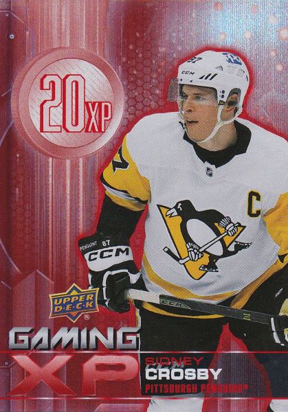 insert karta SIDNEY CROSBY 24-25 UD Ser. 1 Gaming XP číslo GXP-7